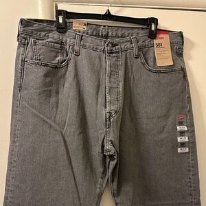 Levi's Men's Straight Jeans in Gray